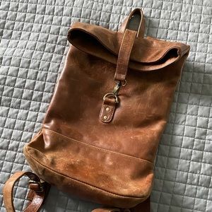 Genuine Leather Backpack